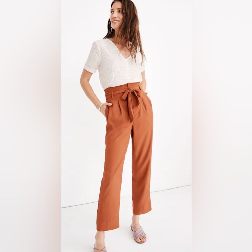 Madewell Drapery Paperbag Pants